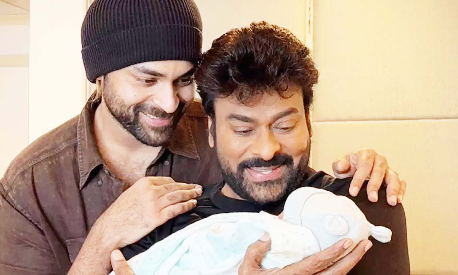 మెగా వారసుడు వచ్చాడు.. మెగాస్టార్ ఇంట్లో సందడి